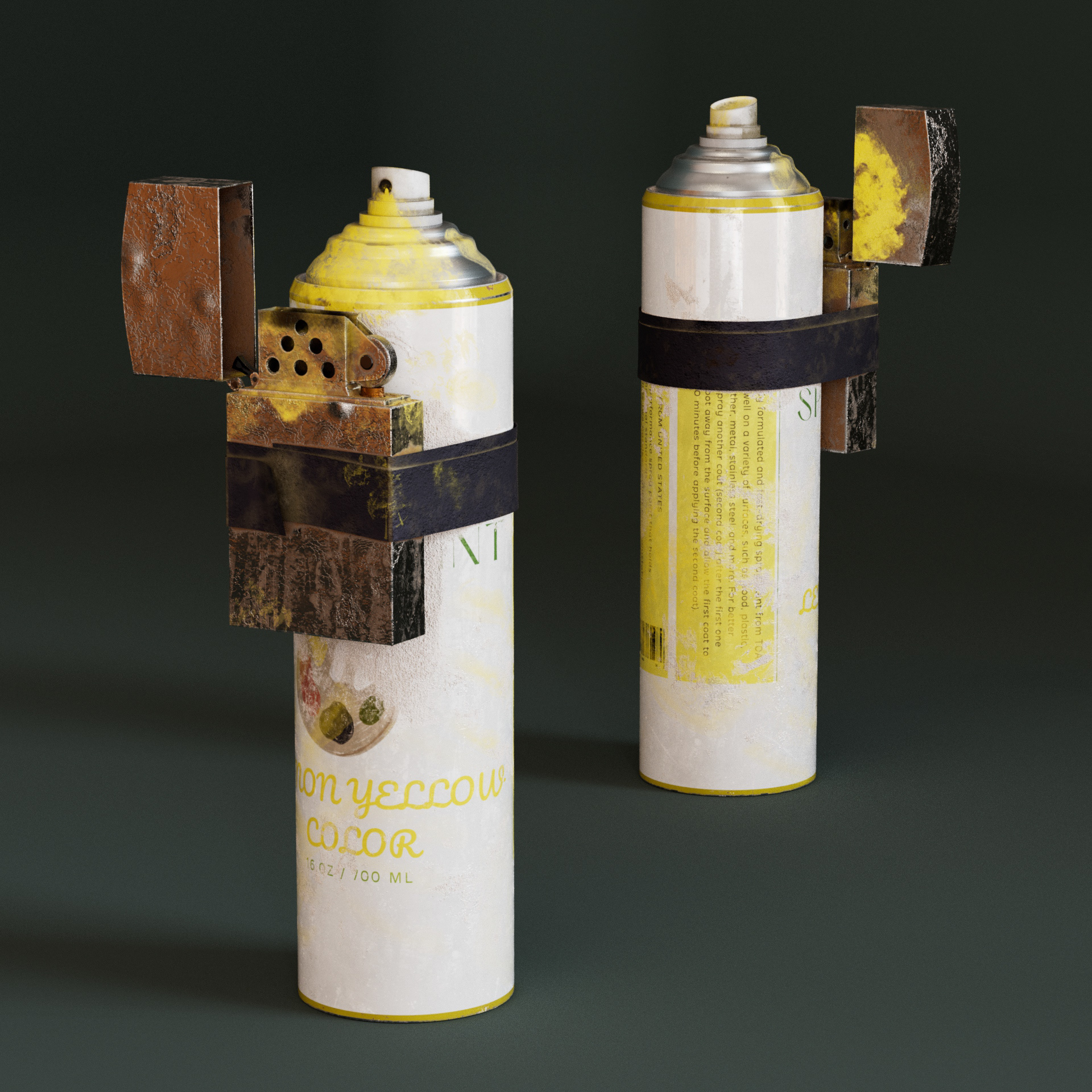Spray flamethrower